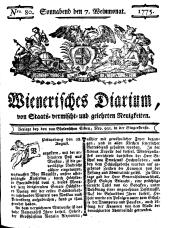 Wiener Zeitung 17751007 Seite: 1