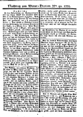 Wiener Zeitung 17751111 Seite: 17