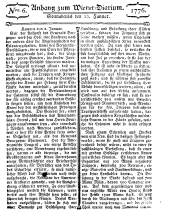 Wiener Zeitung 17760120 Seite: 9