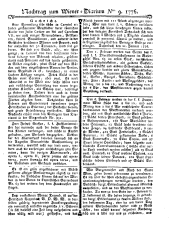 Wiener Zeitung 17760131 Seite: 17