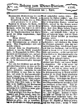 Wiener Zeitung 17760406 Seite: 9