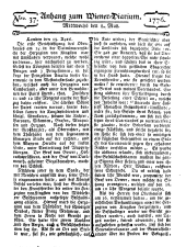 Wiener Zeitung 17760508 Seite: 9