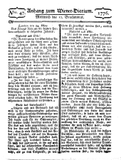 Wiener Zeitung 17760612 Seite: 9