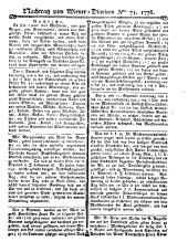 Wiener Zeitung 17760904 Seite: 17