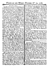 Wiener Zeitung 17760907 Seite: 17