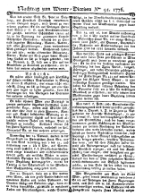 Wiener Zeitung 17761113 Seite: 17