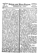 Wiener Zeitung 17770104 Seite: 9
