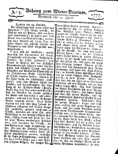 Wiener Zeitung 17770115 Seite: 7