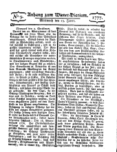 Wiener Zeitung 17770129 Seite: 9