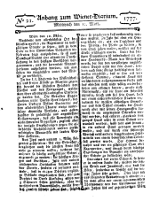 Wiener Zeitung 17770312 Seite: 9