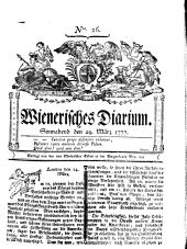 Wiener Zeitung 17770329 Seite: 1