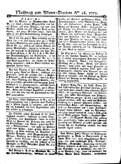Wiener Zeitung 17770329 Seite: 23