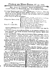 Wiener Zeitung 17770419 Seite: 17