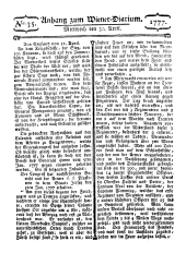 Wiener Zeitung 17770430 Seite: 9