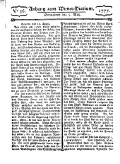 Wiener Zeitung 17770503 Seite: 9