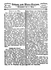 Wiener Zeitung 17770531 Seite: 9