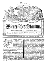 Wiener Zeitung 17770628 Seite: 1