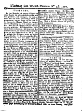 Wiener Zeitung 17770712 Seite: 17