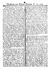 Wiener Zeitung 17770813 Seite: 17