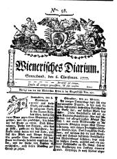 Wiener Zeitung 17771206 Seite: 1