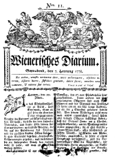 Wiener Zeitung 17780207 Seite: 1
