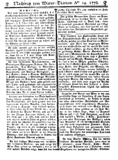 Wiener Zeitung 17780218 Seite: 17