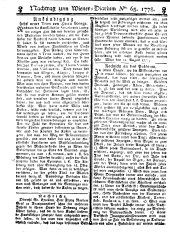 Wiener Zeitung 17780815 Seite: 17