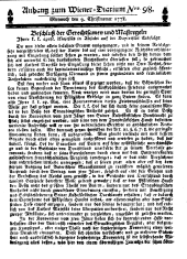 Wiener Zeitung 17781209 Seite: 9