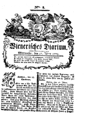 Wiener Zeitung 17790127 Seite: 1