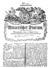 Wiener Zeitung 17790417 Seite: 1