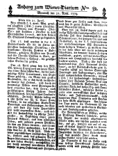 Wiener Zeitung 17790421 Seite: 9