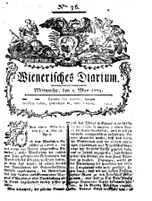 Wiener Zeitung 17790505 Seite: 1