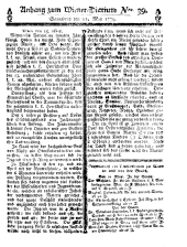 Wiener Zeitung 17790515 Seite: 9