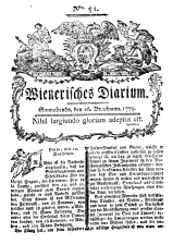 Wiener Zeitung 17790626 Seite: 1