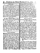 Wiener Zeitung 17790731 Seite: 17