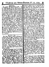 Wiener Zeitung 17790929 Seite: 17