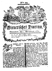 Wiener Zeitung 17791002 Seite: 1