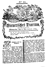 Wiener Zeitung 17791006 Seite: 1