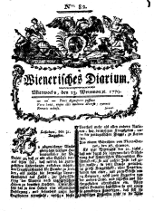 Wiener Zeitung 17791013 Seite: 1