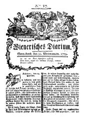 Wiener Zeitung 17791030 Seite: 1