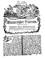 Wiener Zeitung 17791225 Seite: 1