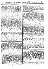 Wiener Zeitung 17800105 Seite: 17