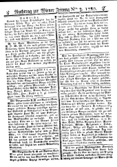 Wiener Zeitung 17800108 Seite: 17