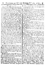 Wiener Zeitung 17800212 Seite: 17