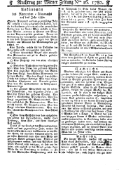 Wiener Zeitung 17800223 Seite: 17