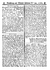 Wiener Zeitung 17800426 Seite: 17