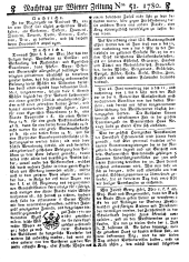 Wiener Zeitung 17800624 Seite: 17