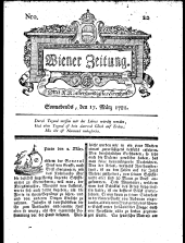 Wiener Zeitung 17810317 Seite: 1