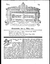 Wiener Zeitung 17810324 Seite: 1