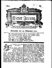 Wiener Zeitung 17811031 Seite: 1